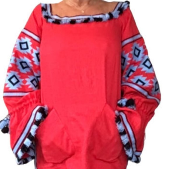 Stunning NWT March 11 Ukranian Designer Tunic Mini Dress - Picture 6 of 8